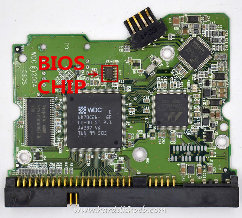 (image for) HDD PCB Western Digital Logic Board 2060-001266-001 2061-001266-200