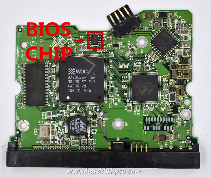 (image for) HDD PCB Western Digital Logic Board 2060-001267-001 2061-001267-200