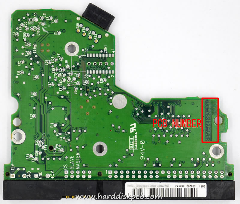 (image for) HDD PCB Western Digital Logic Board 2060-001292-001 2061-001292-000