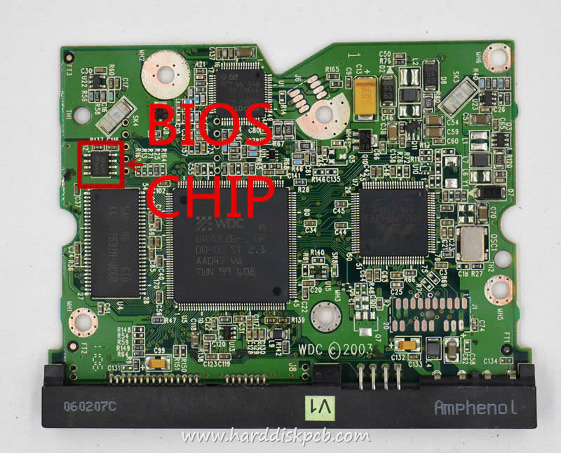 (image for) HDD PCB Western Digital Logic Board 2060-701213-004 Sticker 2061-701213-100