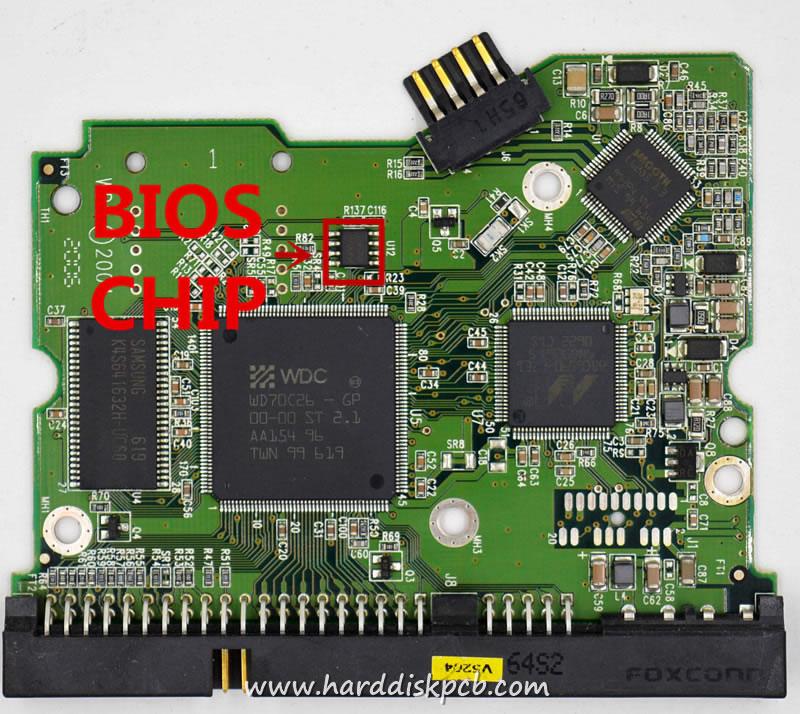 (image for) HDD PCB Western Digital Logic Board 2060-701265-001 2061-701265-200