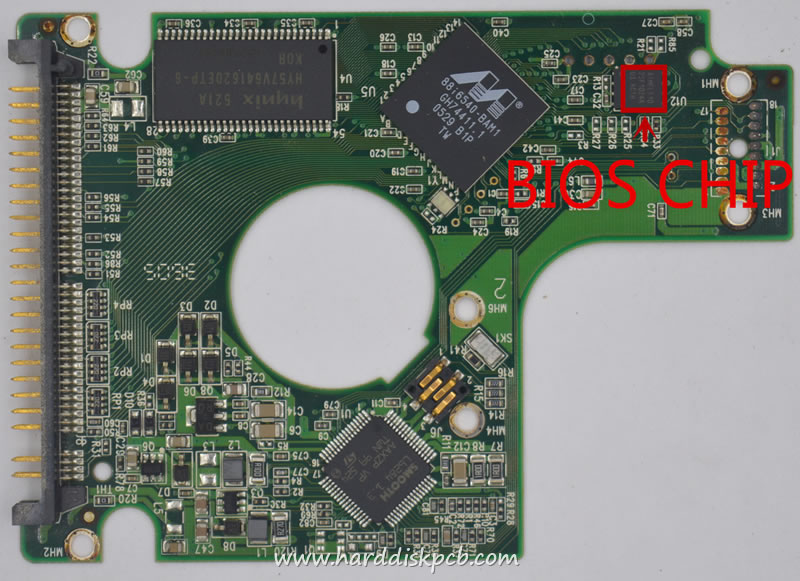 (image for) Western Digital WD400 WD SCORPIO HDD PCB Logic Board 2060-701285-001 REV A 2061-701285-100 AG