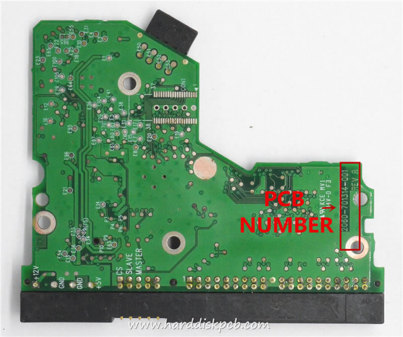 (image for) HDD PCB Western Digital Logic Board 2060-701314-001 2061-701314-A00