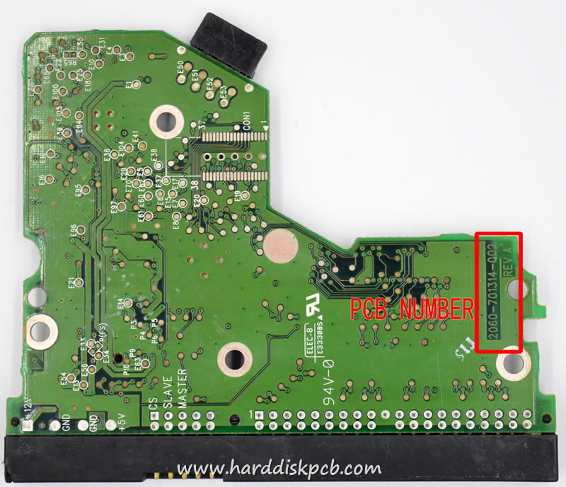 (image for) HDD PCB Western Digital Logic Board 2060-701314-002 2061-701314-A00