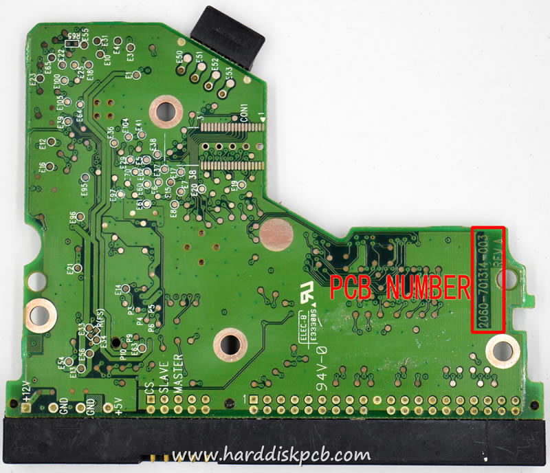 (image for) HDD PCB Western Digital Logic Board 2060-701314-003