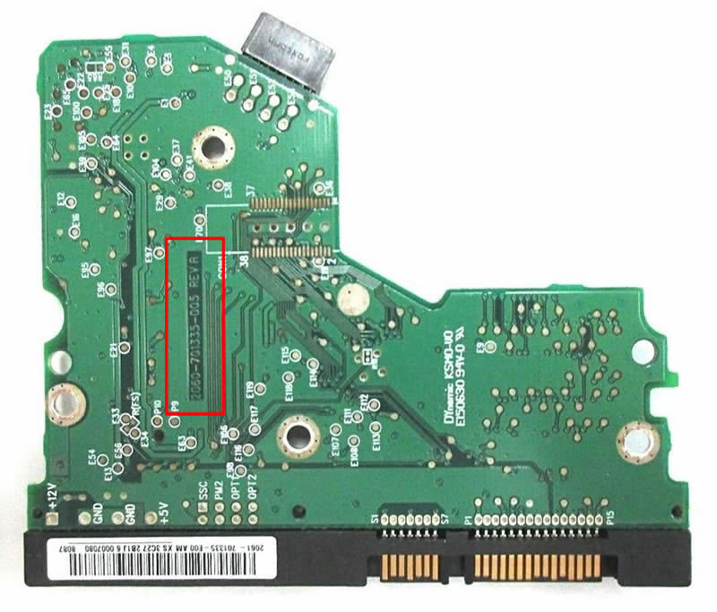 (image for) WD2000JS WD PCB Controller Circuit Board 2060-701335-005 REV A