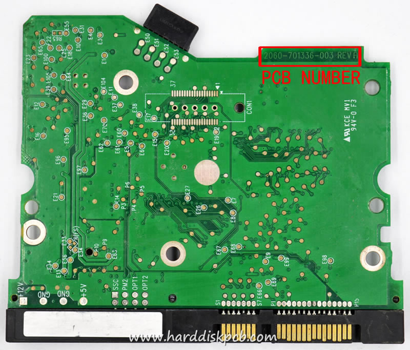 (image for) HDD PCB Western Digital Logic Board 2060-701336-003 20601-701336-B00