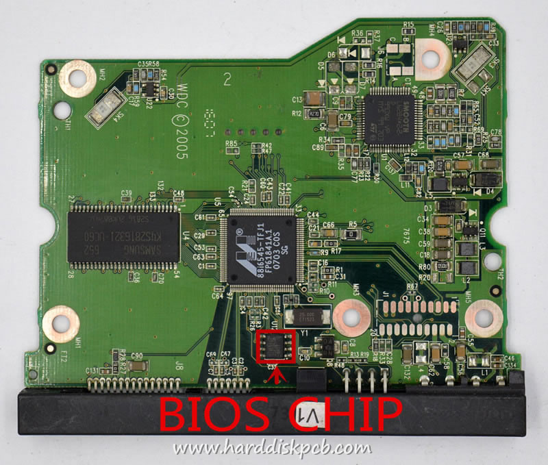 (image for) HDD PCB Western Digital Logic Board 2060-701383-001 2061-701383-E00