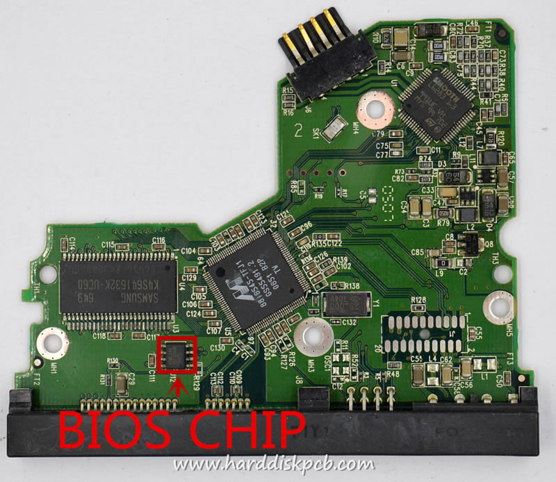 (image for) HDD PCB Western Digital Logic Board 2060-701393-002 REV B 2061-701393-400