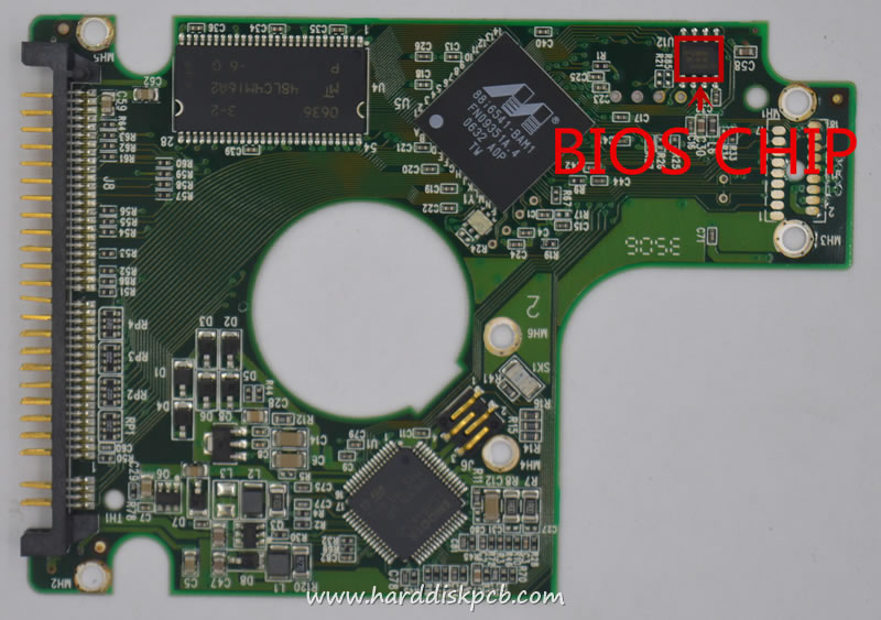 (image for) Western Digital WD600UE WD Scorpio HDD PCB 2060-701402-002 REV B 2061-701402-200 AC