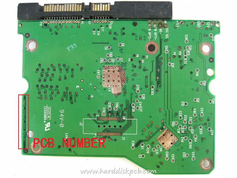 (image for) HDD PCB Western Digital Logic Board 2060-701441-000 REV P1 F3*2-701441-800