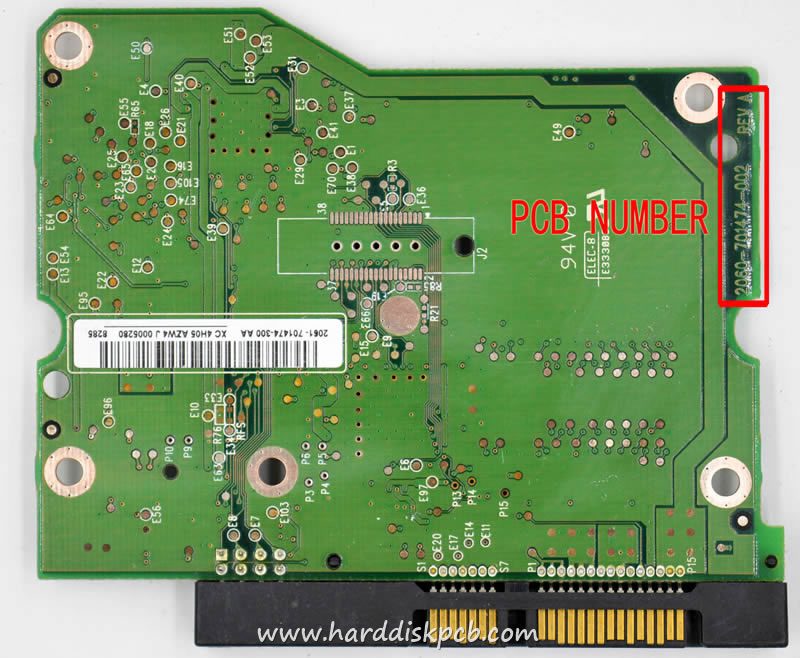 (image for) HDD PCB Western Digital Logic Board 2060-701474-002 2061-701474-300