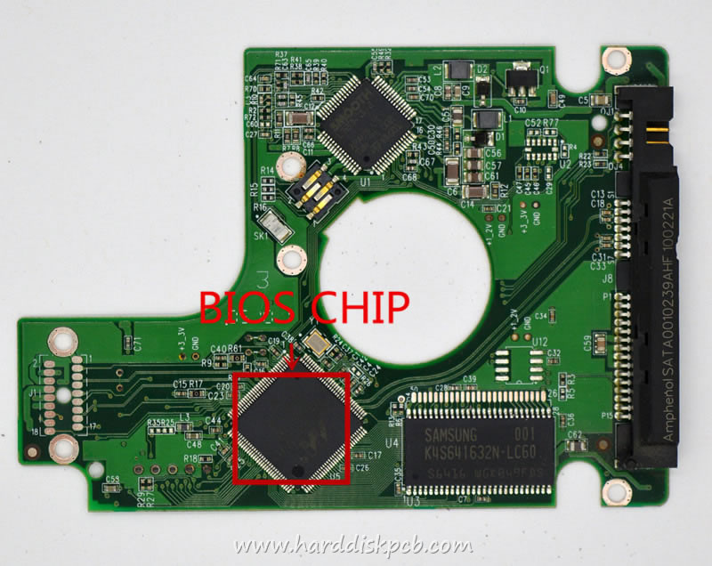 (image for) HDD PCB Western Digital Logic Board 2060-701499-005 REV A