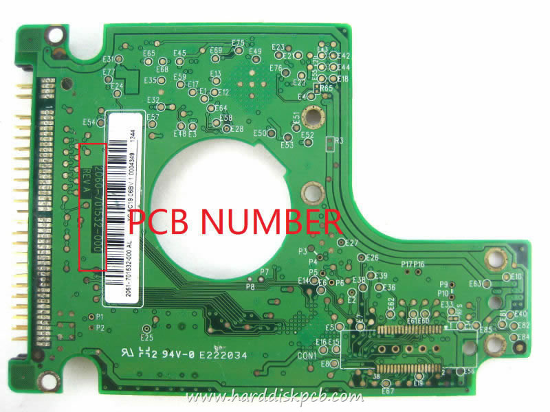 (image for) HDD PCB Western Digital Logic Board 2060-701532-000 REV A 2061-701532-000