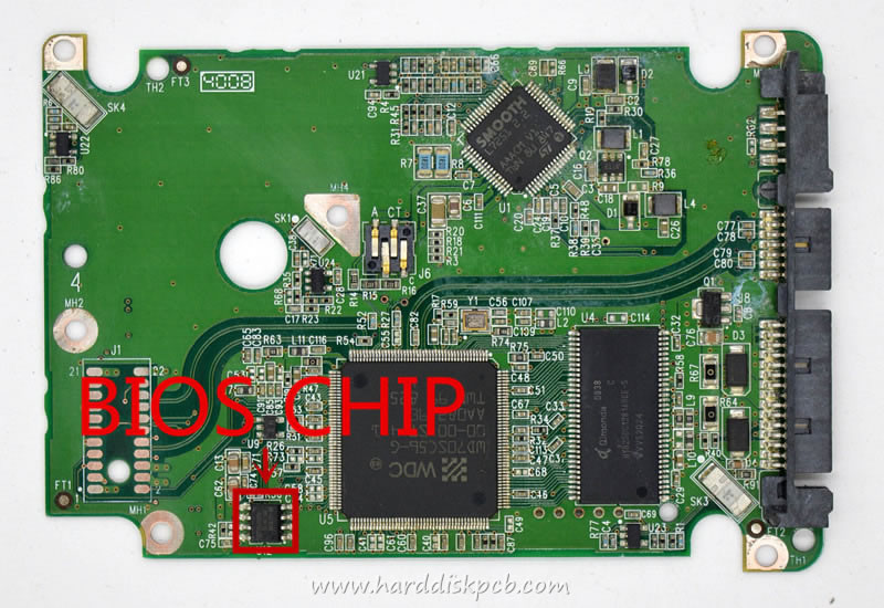 (image for) HDD PCB Western Digital Logic Board 2060-701543-003 rev b 2061-701543-500