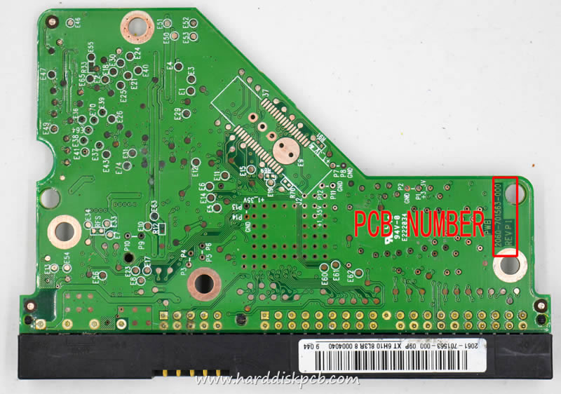 (image for) HDD PCB Western Digital Logic Board 2060-701563-000 2061-701563-000