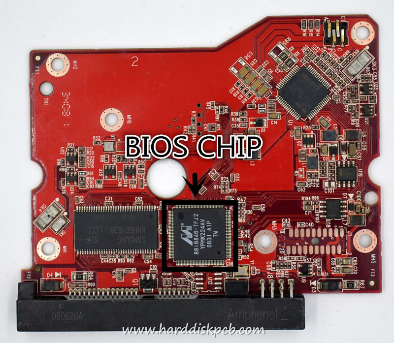 (image for) HDD PCB Western Digital Logic Board 2060-701604-000 F1C-701604-200