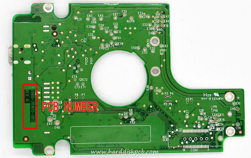 (image for) HDD PCB Western Digital Logic Board 2060-701615-003