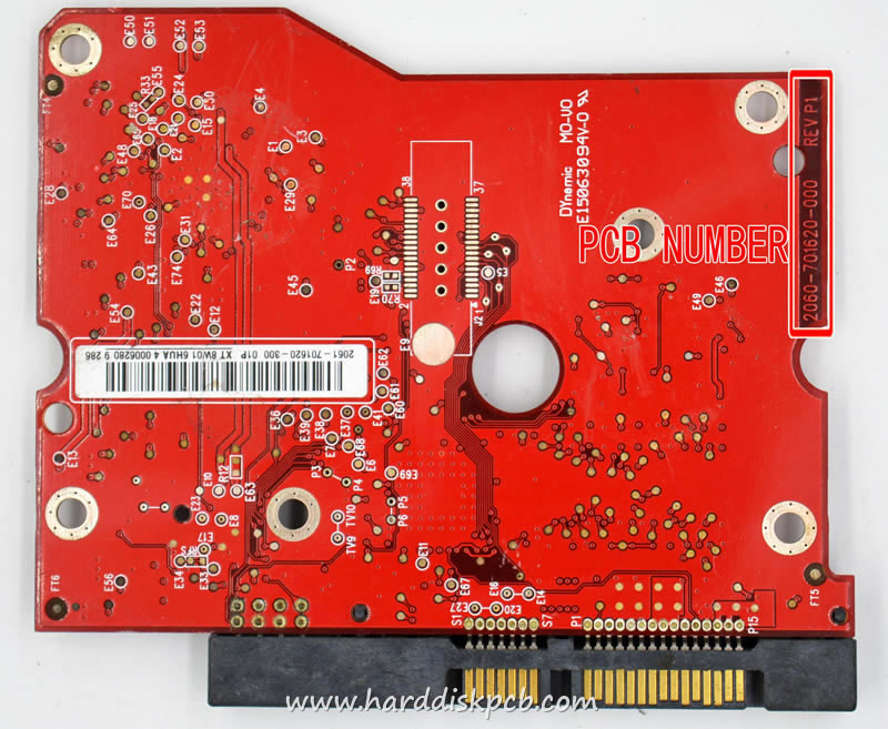 (image for) HDD PCB Western Digital Logic Board 2060-701620-000