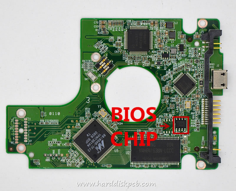 (image for) WD10TMVV WD PCB Controller Circuit Board 2060-701675-004 REV A/P1