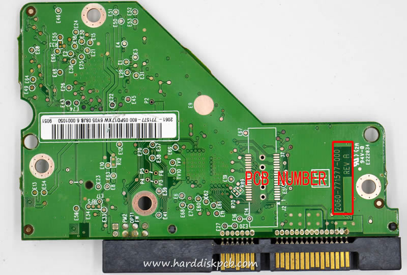 (image for) HDD PCB Western Digital Logic Board 2060-771577-000 Sticker 2061-771577-800