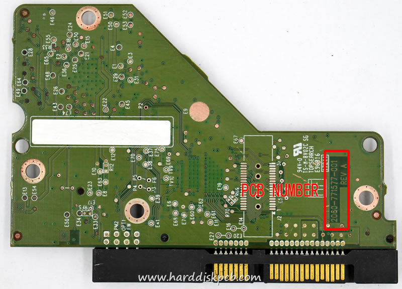 (image for) HDD PCB Western Digital Logic Board 2060-771577-001 2061-771577-900