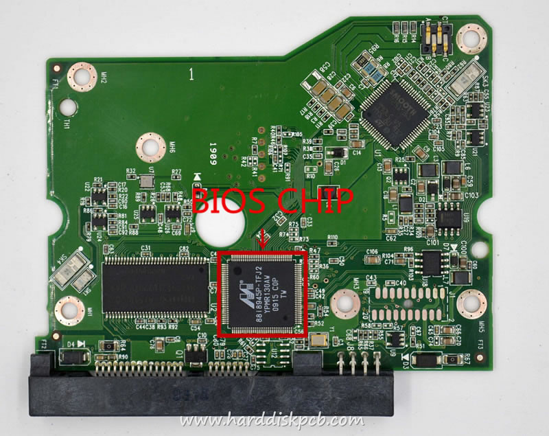 (image for) WD2002FYYS WD PCB Controller Circuit Board 2060-771624-001 REV P1