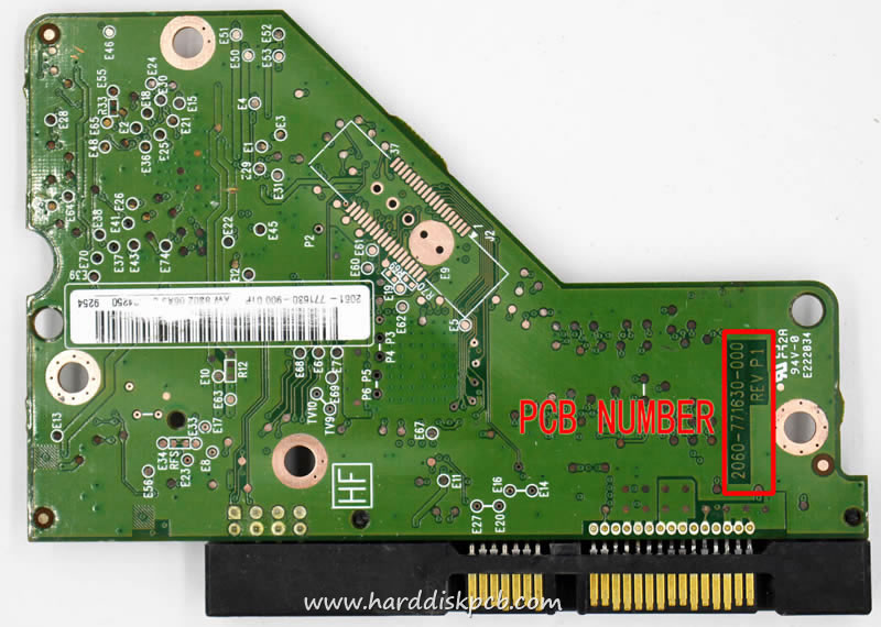 (image for) HDD PCB Western Digital Logic Board 2060-771630-000 2061-771630-900