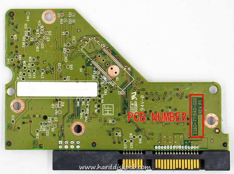 (image for) HDD PCB Western Digital Logic Board 2060-771640-000 Sticker 2061-771640-A00