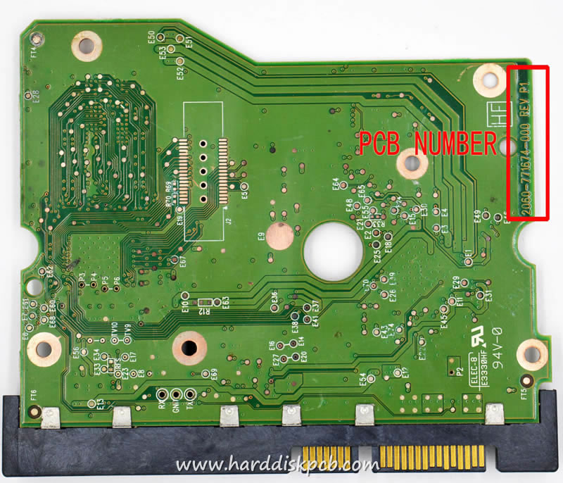 (image for) HDD PCB Western Digital Logic Board 2060-771674-000