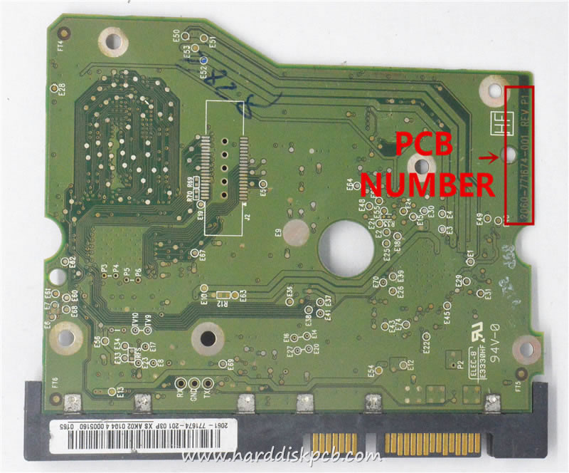 (image for) Western Digital HDD PCB 2060-771674-001 2061-771674-201