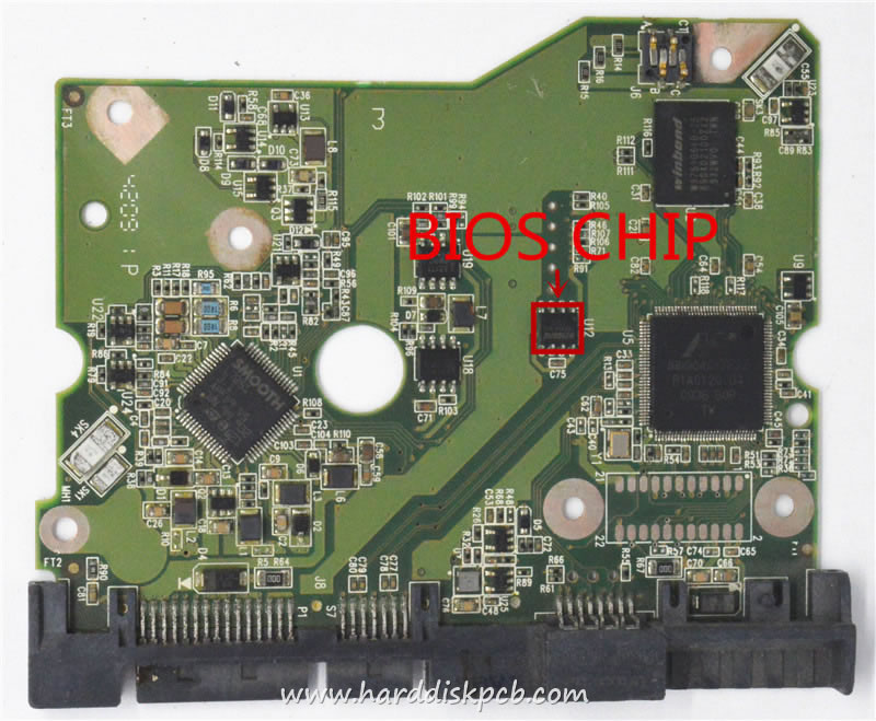 (image for) Western Digital HDD PCB 2060-771674-001 2061-771674-201