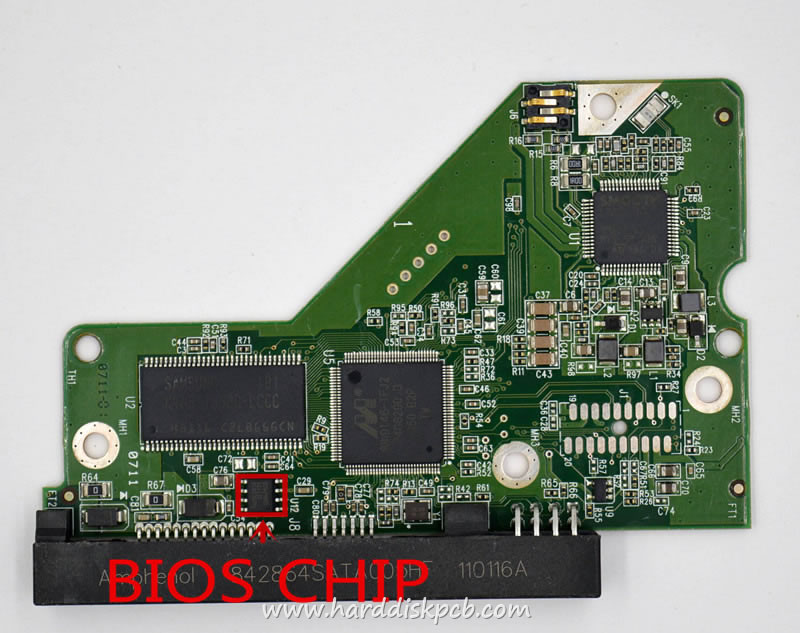 (image for) HDD PCB Western Digital Logic Board 2060-771698-002 REV A 2060-771698-REV P1