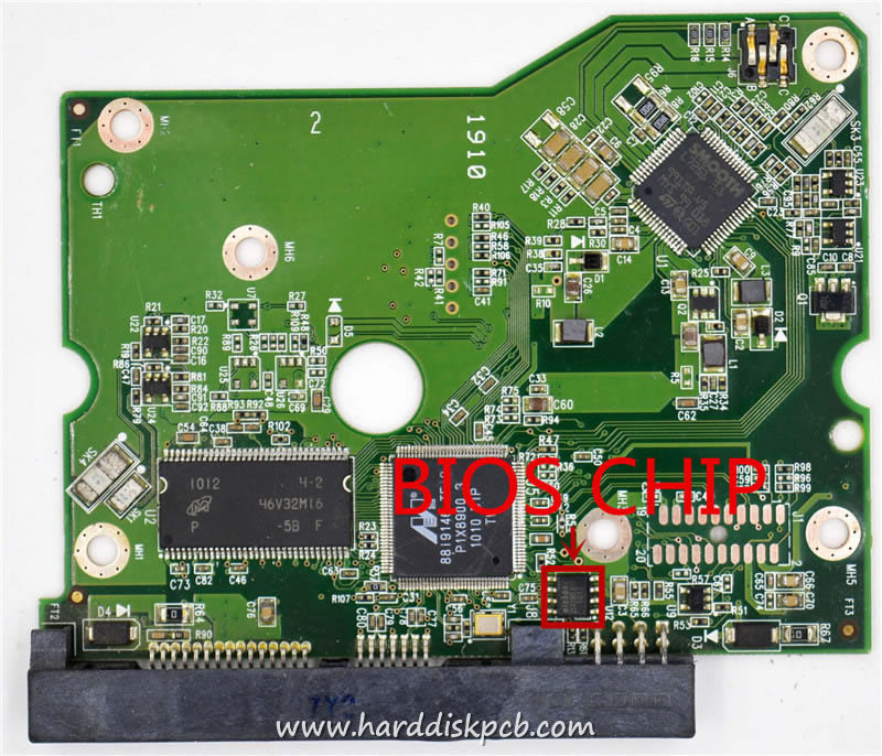 (image for) HDD PCB Western Digital Logic Board 2060-771716-000 rev p1 T6A0-771716-000