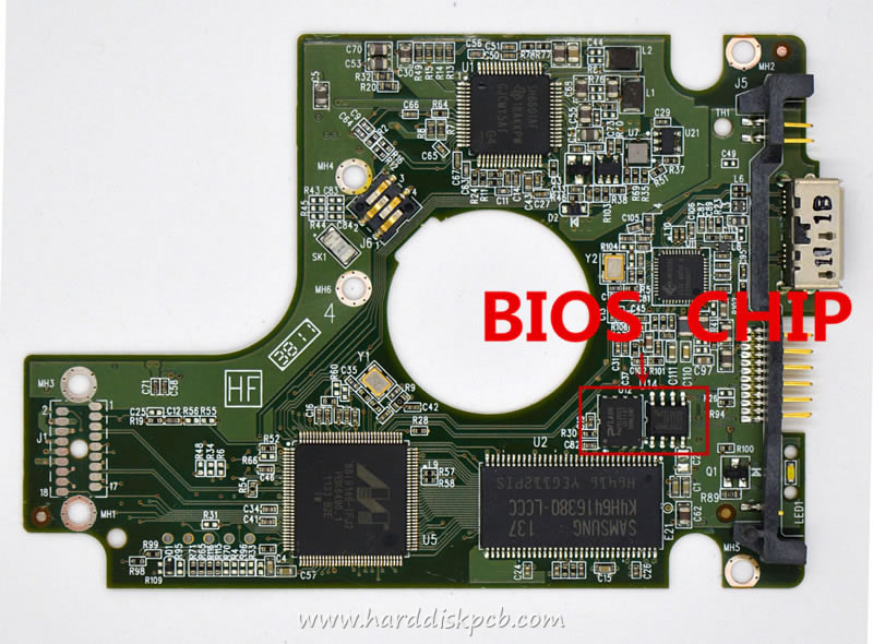 (image for) USB 3.0 hard driver PCB for Western Digital Logic Board 2060-771761-001 REV A 771761-100