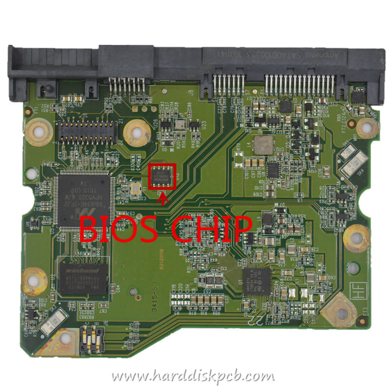 (image for) Western Digital HDD PCB Logic Board 2060-771822-006 REV A