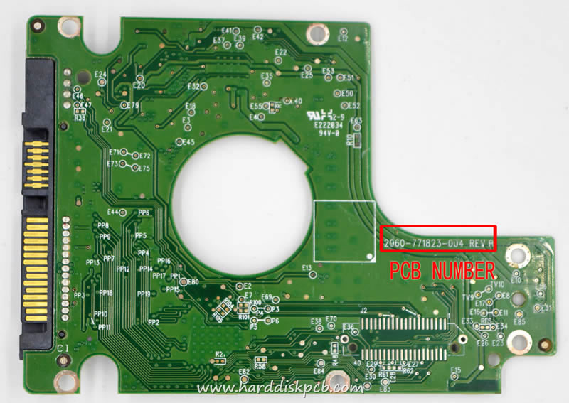 (image for) HDD PCB Western Digital Logic Board 2060-771823-004