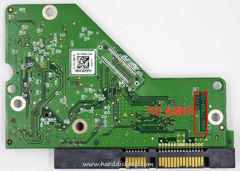 (image for) HDD PCB Western Digital Logic Board 2060-771824-000