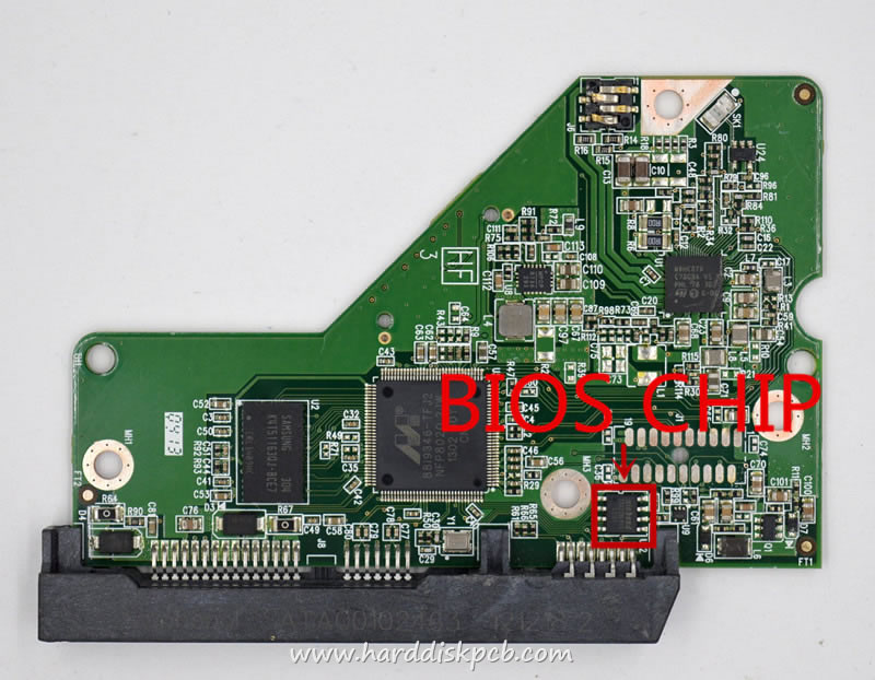 (image for) HDD PCB Western Digital Logic Board 2060-771824-003 REV A