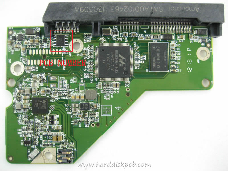 (image for) Western Digital HDD PCB Logic Board 2060-771824-005 REV A