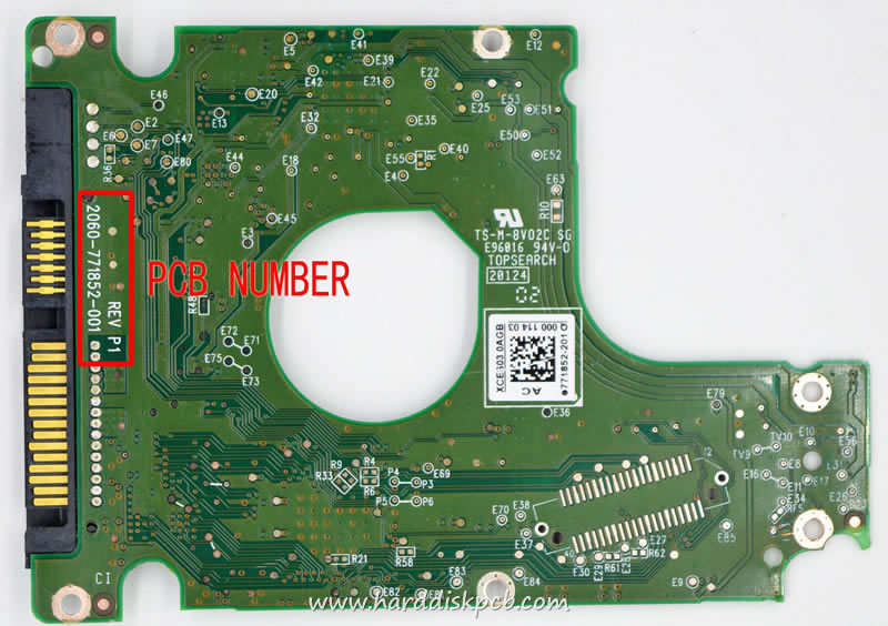 (image for) HDD PCB Western Digital Logic Board 2060-771852-001