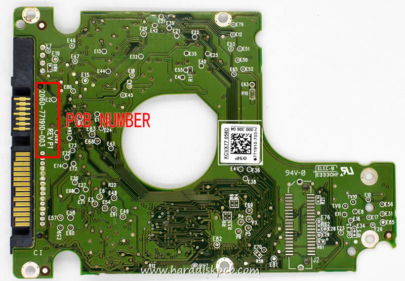 (image for) HDD PCB Western Digital Logic Board 2060-771910-003