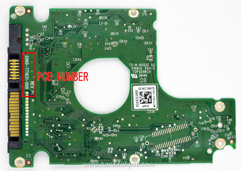 (image for) HDD PCB Western Digital Logic Board 2060-771931-000 771931-100