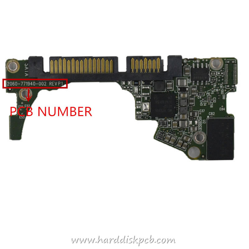 (image for) HDD PCB Western Digital Logic Board 2060-771940-002 REV P1