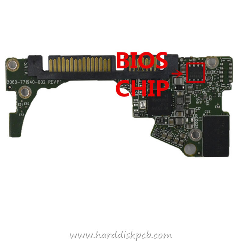 (image for) HDD PCB Western Digital Logic Board 2060-771940-002 REV P1