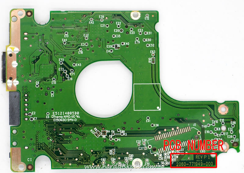 (image for) USB 3.0 HDD PCB Western Digital Logic Board 2060-771949-000 771949-000