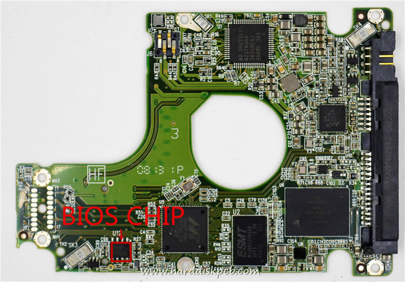 (image for) HDD PCB Western Digital Logic Board 2060-771957-000 rev p1 771957-000