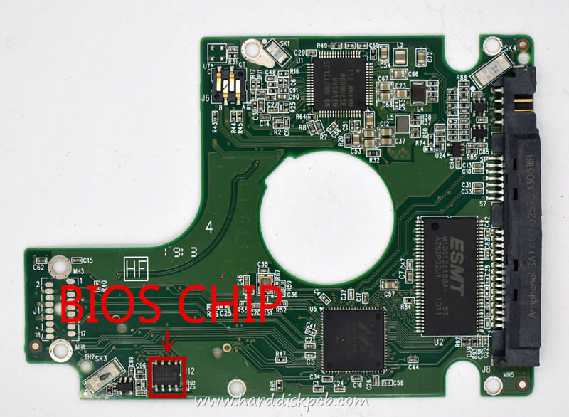 (image for) WD20NPVZ 2.0 TB WD BLUE HDD PCB Western Digital Logic Board 2060-771960-000