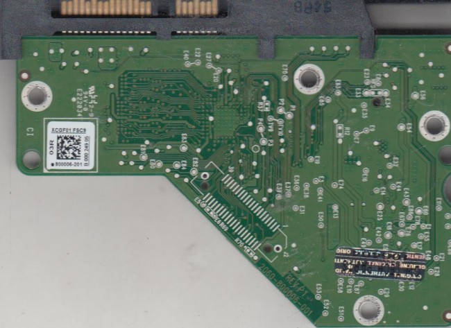 PCB 2060-800006-001, WD WD10EURX-63UY4Y0, 800006-401 AAD18 (image for) PCB 2060-800006-001, WD WD10EURX-63UY4Y0, 800006-401 AAD18