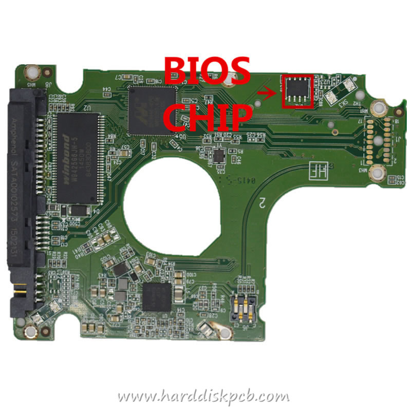 (image for) Western Digital HDD PCB Logic Board 2060-800018-001 REV P1